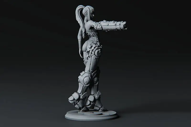 Samus Aran Metroid 3D Print Model STL Files