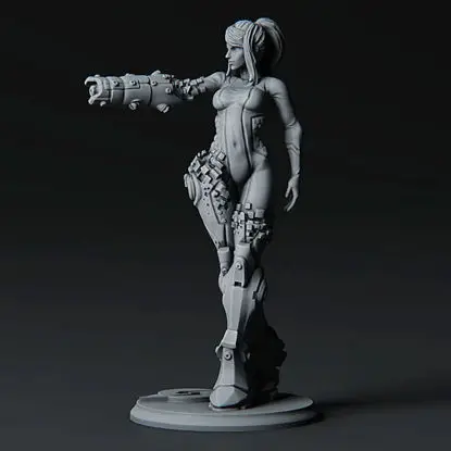 萨姆斯·阿兰 银河战士 3D 打印模型 STL 文件