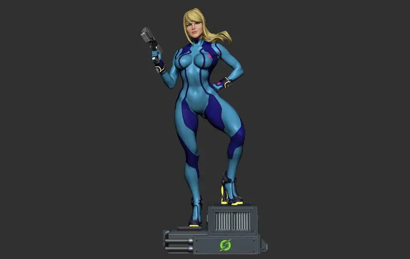 Samus Zero Suit 3D Print Model STL Files