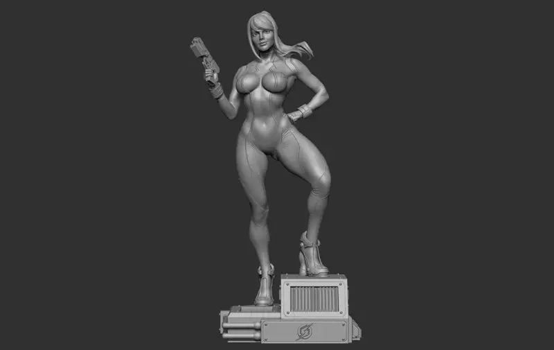Samus Zero Suit 3D Print Model STL Files