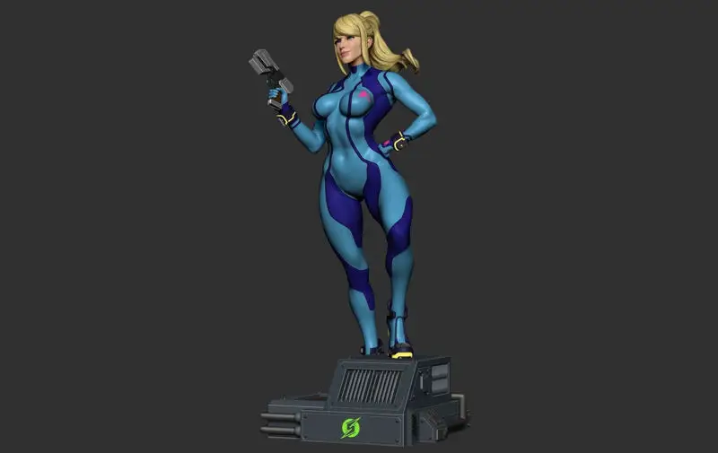 Samus Zero Suit 3D Print Model STL Files