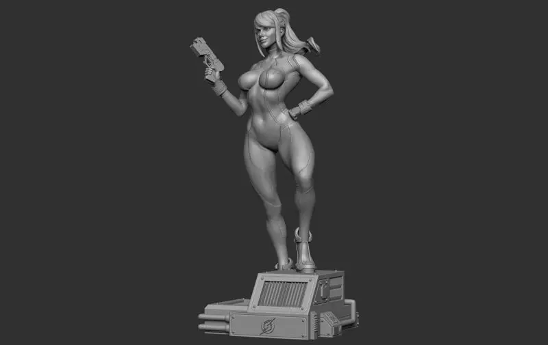 Samus Zero Suit 3D Print Model STL Files
