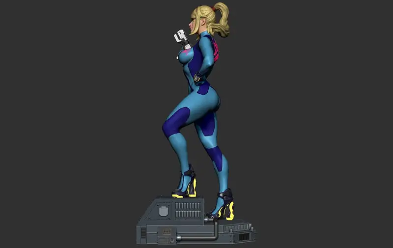 Samus Zero Suit 3D Print Model STL Files