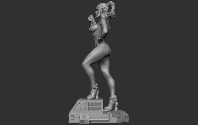Samus Zero Suit 3D Print Model STL Files