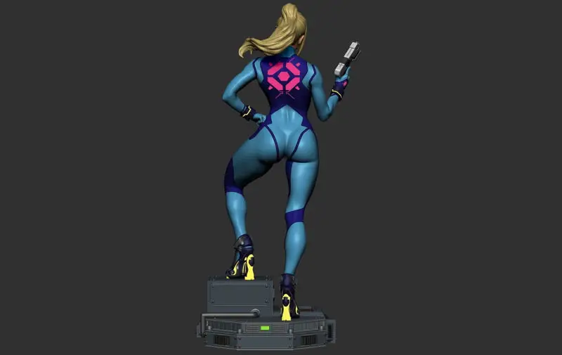 Samus Zero Suit 3D Print Model STL Files