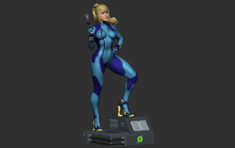 Samus Zero Suit 3D Print Model STL Files