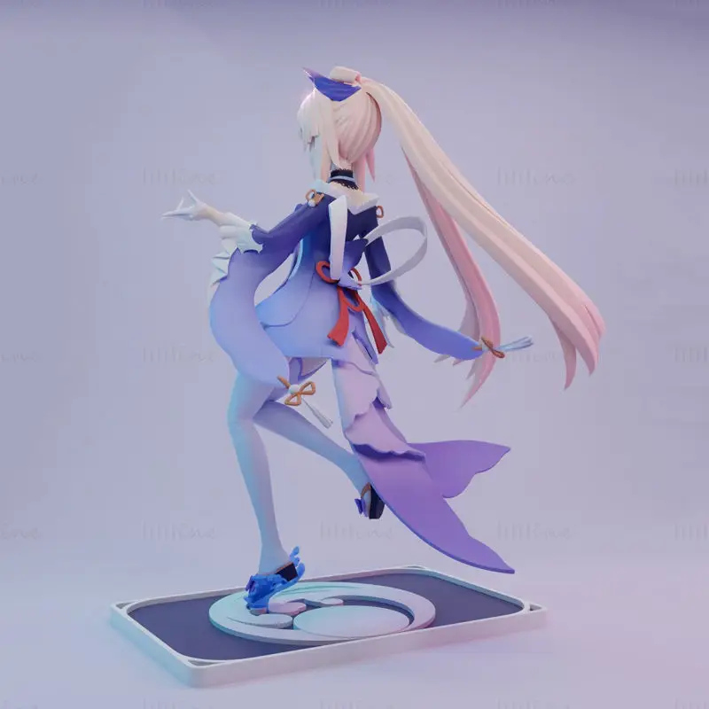 珊瑚宮心海 原神インパクトフィギュア 3D プリントモデル STL