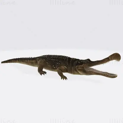 Sarcosuchus 3D-utskriftsmodell