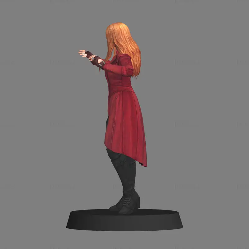 Scarlet Witch 3D-Modell bereit zum Drucken