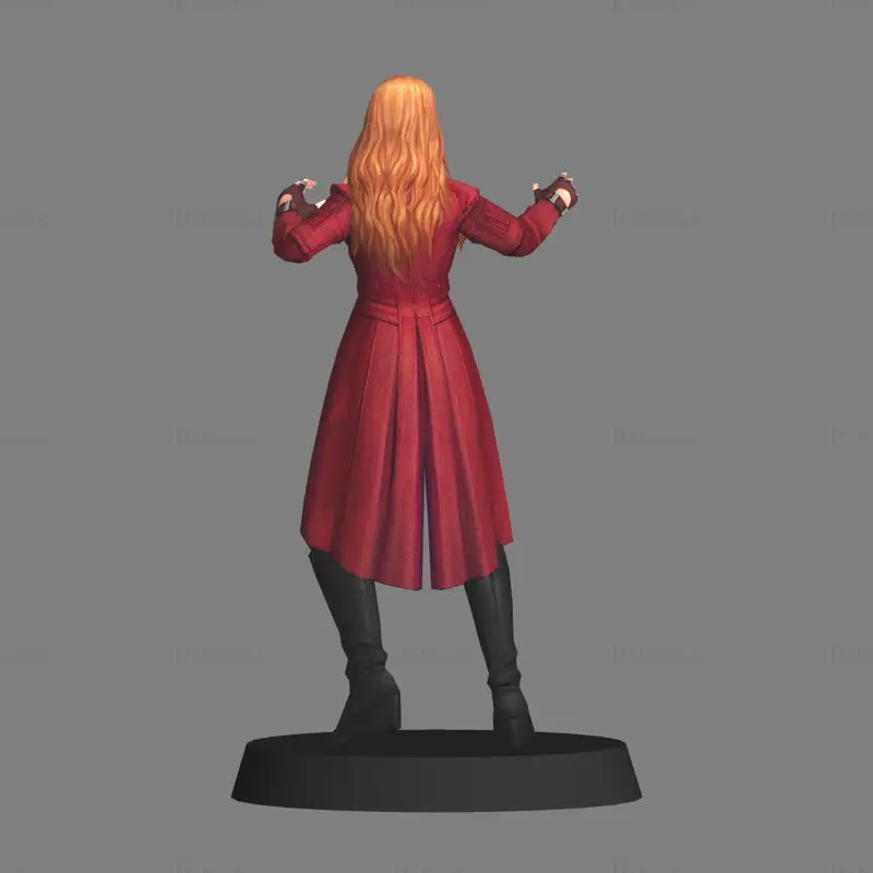Scarlet Witch 3D-s modell nyomtatásra készen