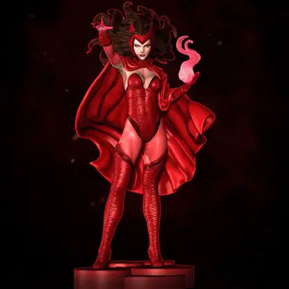 Scarlet Witch 3D Model Ready to Print STL