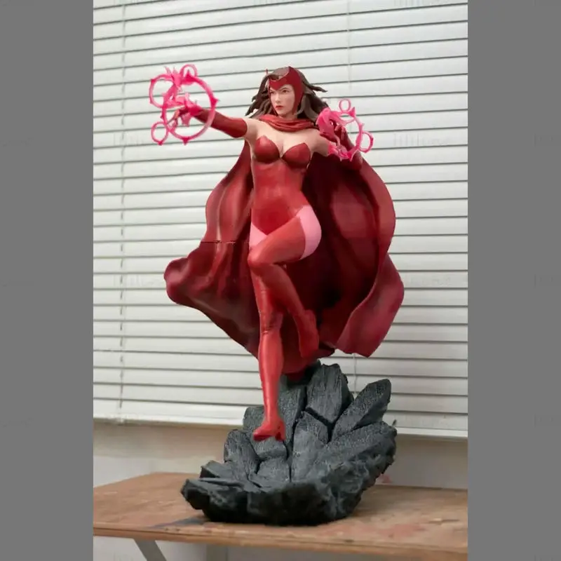 Scarlet Witch 3D modell STL nyomtatásra készen