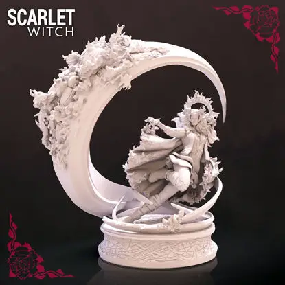 Scarlet Witch Full Body 3D Printing Model STL