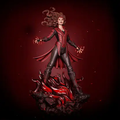 Scarlet Witch STL 3D modell nyomtatásra készen