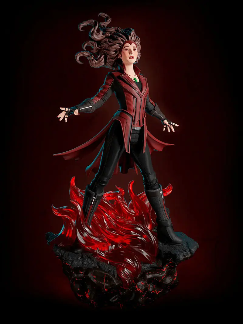Scarlet Witch STL 3D Model Ready to Print