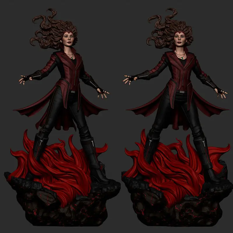 Scarlet Witch STL 3D-Modell bereit zum Drucken