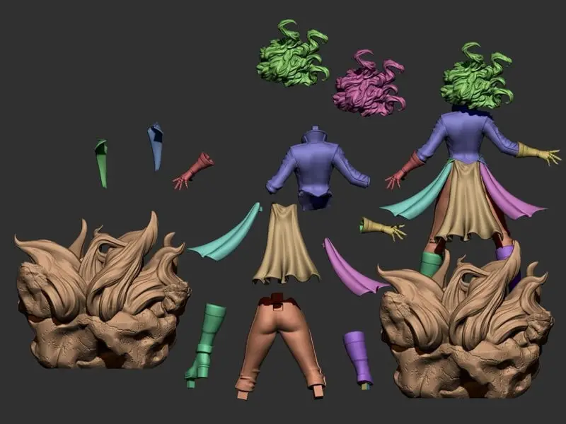 Scarlet Witch STL 3D modell nyomtatásra készen