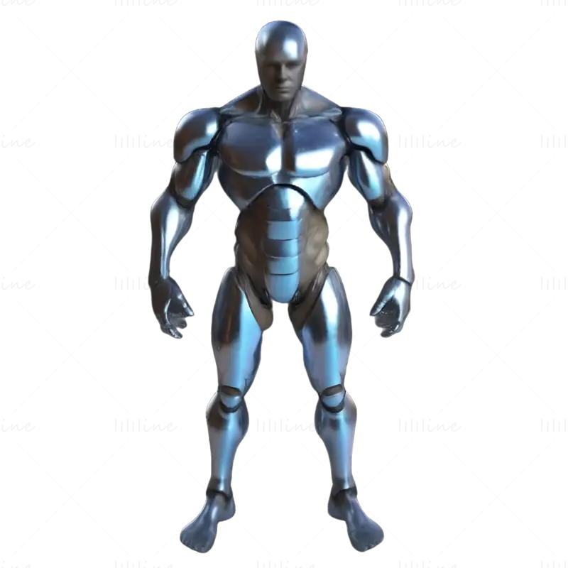 Sci-fi Android postava 3D tisk Model kolekce