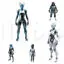 Sci-Fi Character 3D Print Model Collection - Cyborg and Space Explorer Series