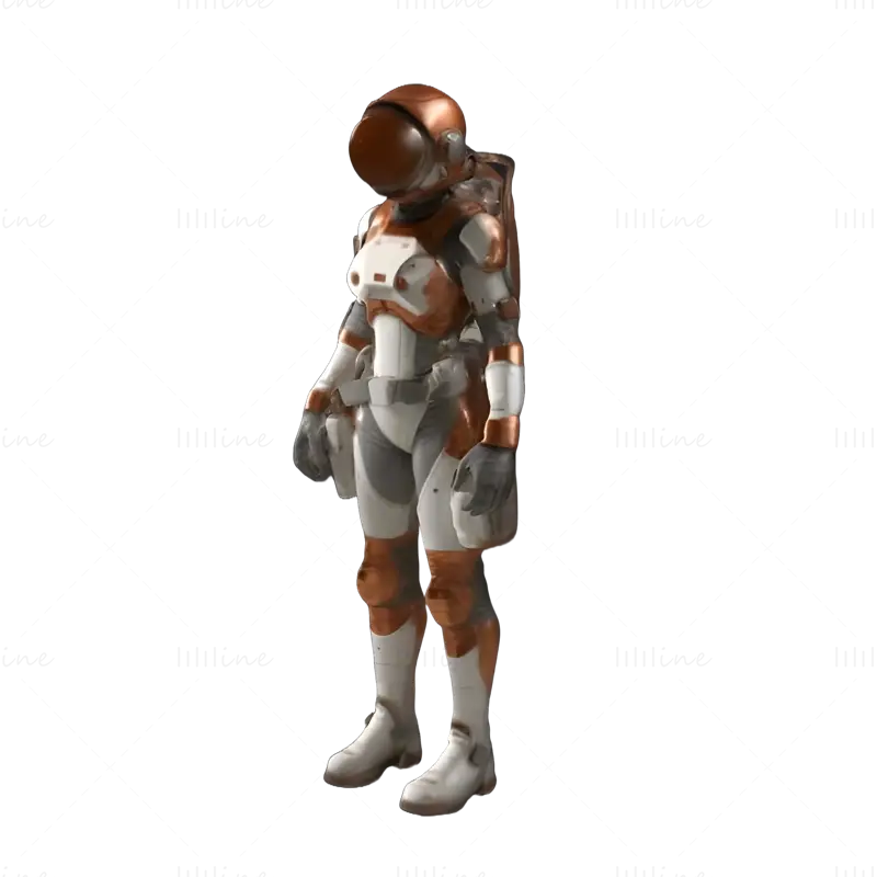 Sci-Fi Character 3D Print Model Collection: Future Warriors and Androids