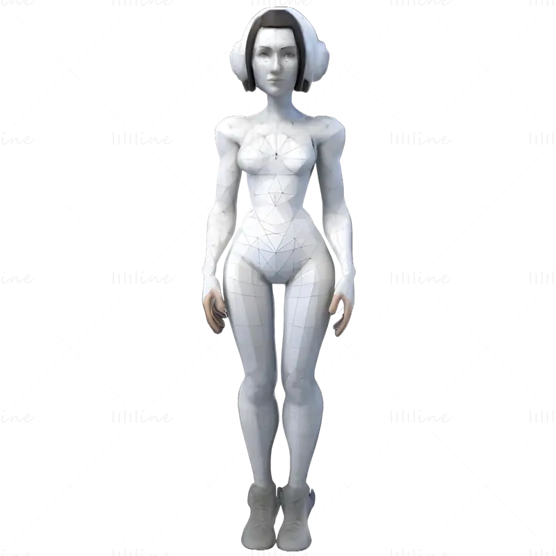 Sci-Fi Character 3D Print Model Collection: Future Warriors and Androids