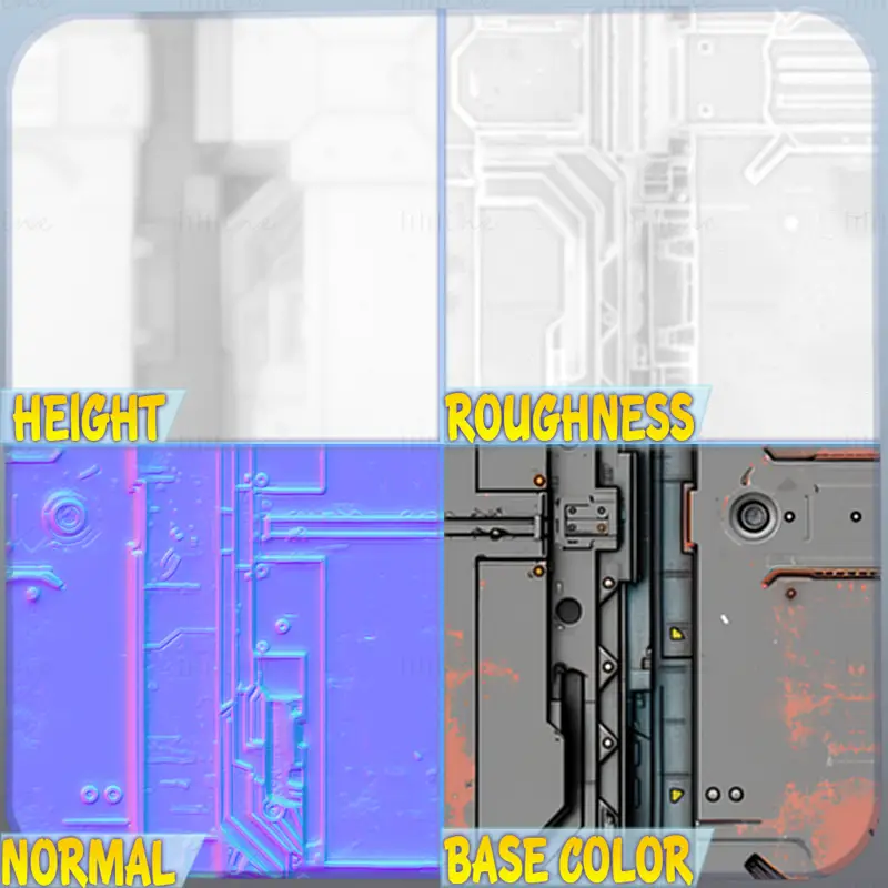 Sci-FI Seamless Texture