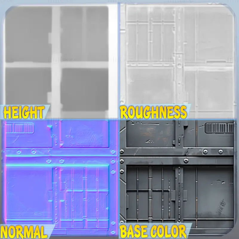 Sci-FI Seamless Texture