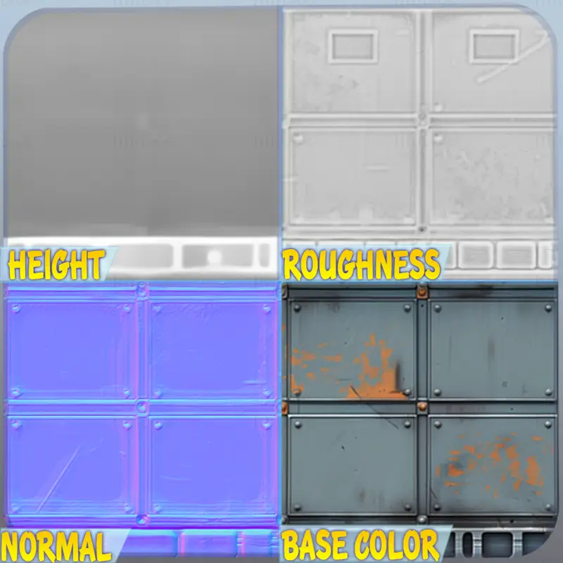 Sci-FI Seamless Texture