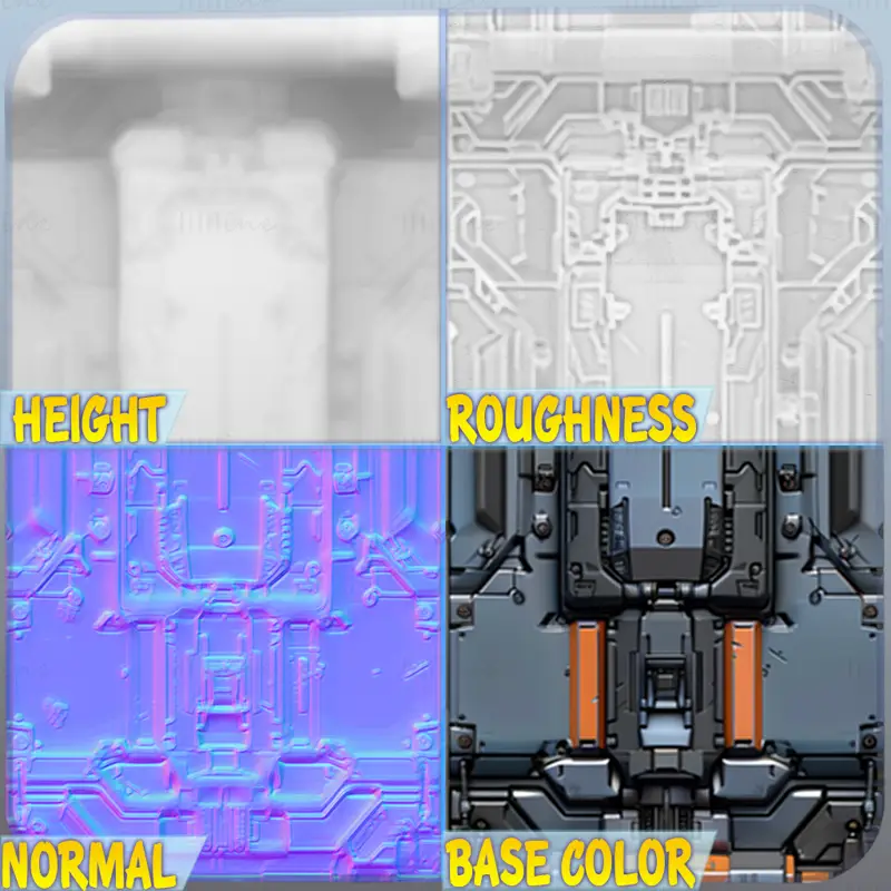 Sci-FI Naadloze Textuur