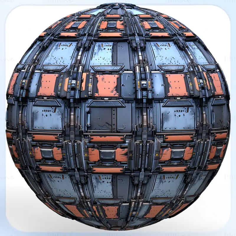 Sci-FI Seamless Texture