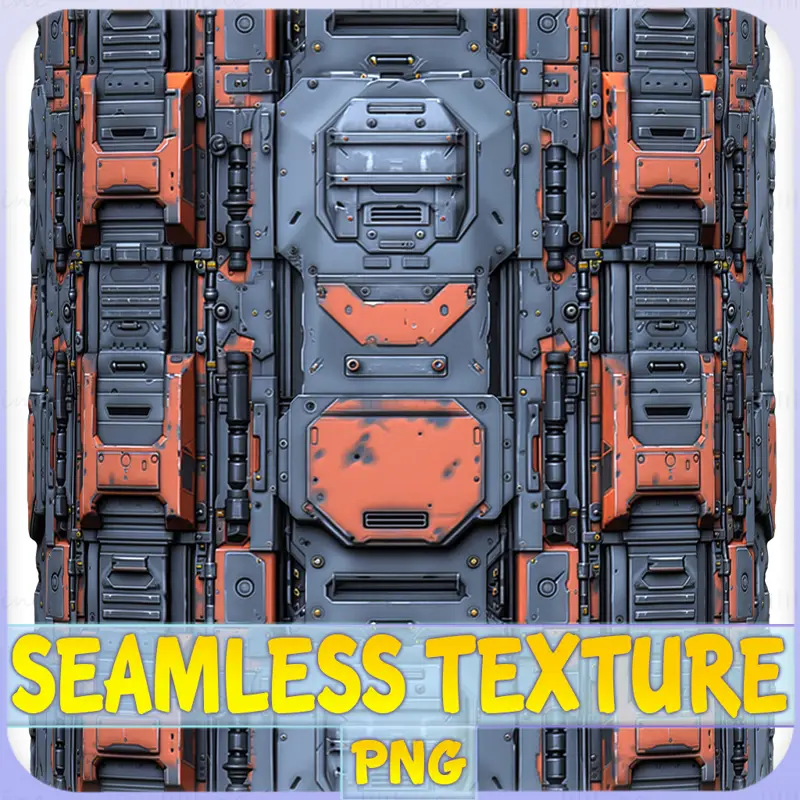 Sci-FI Seamless Texture