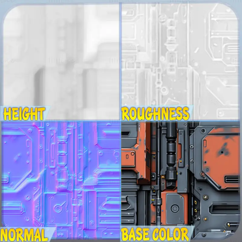 Sci-FI Seamless Texture