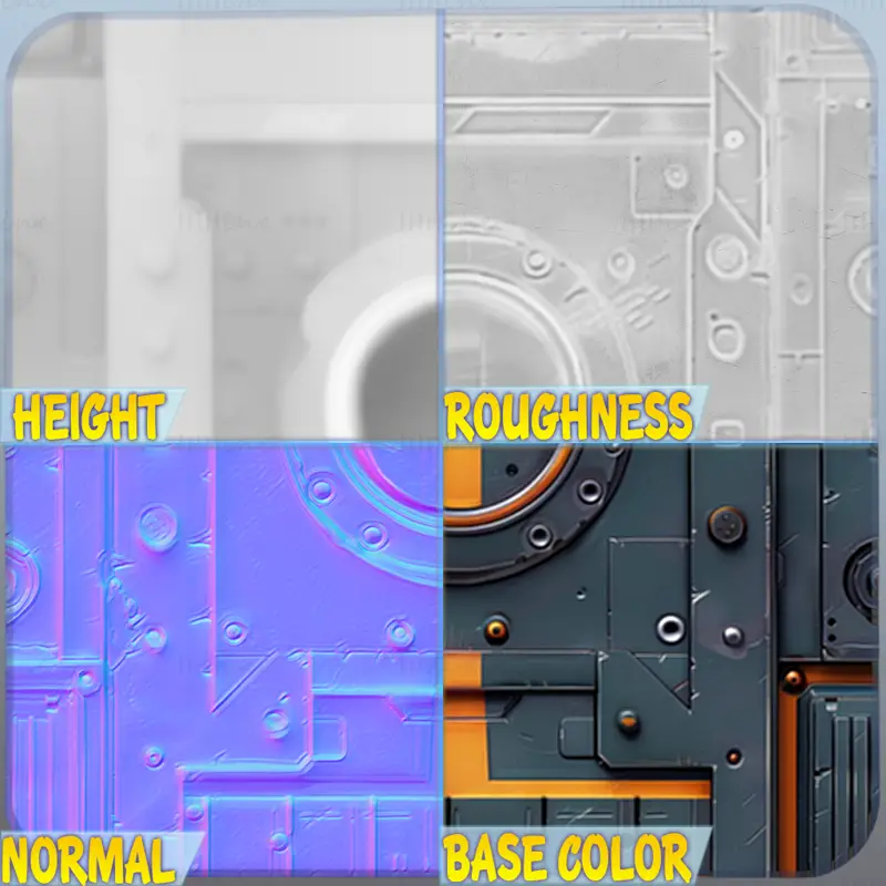 Sci-FI Seamless Texture