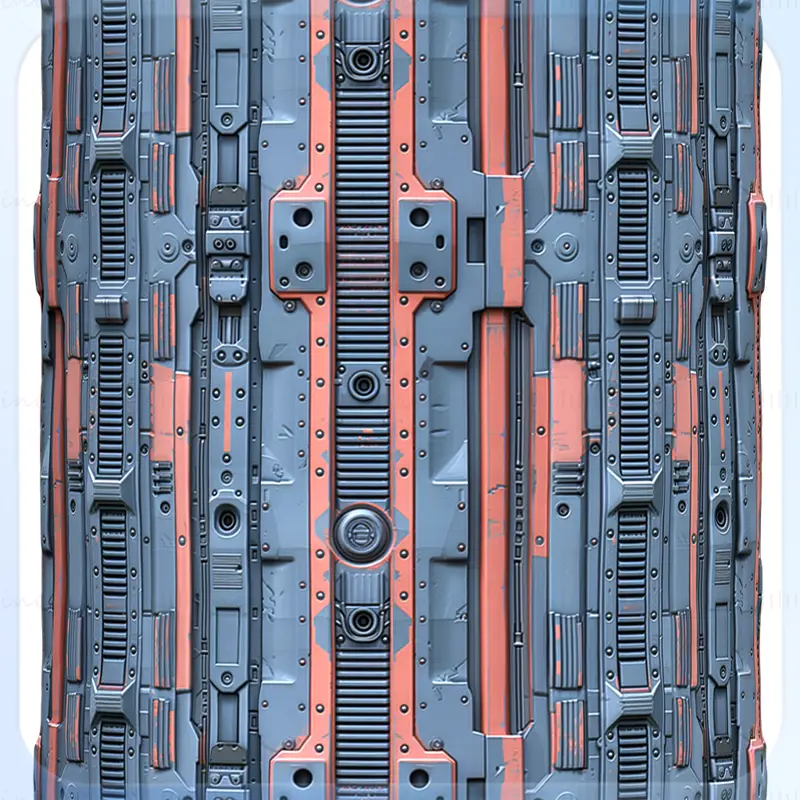 Sci-FI Naadloze Textuur