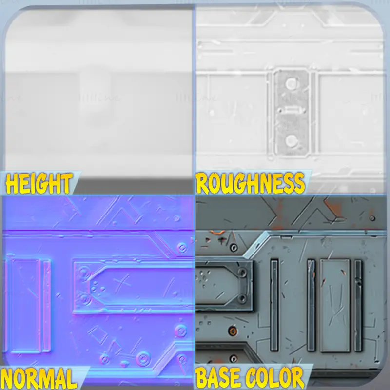 Sci-FI Seamless Texture