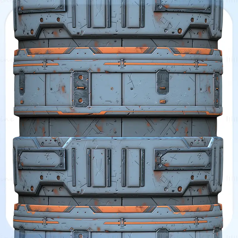 Sci-FI Seamless Texture