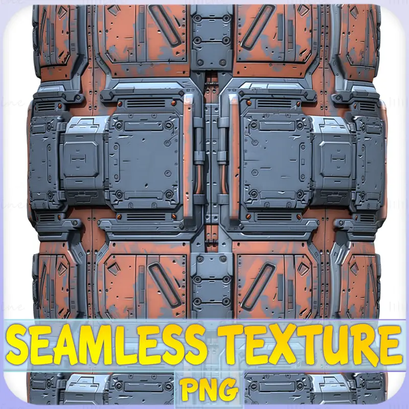 Sci-FI Seamless Texture