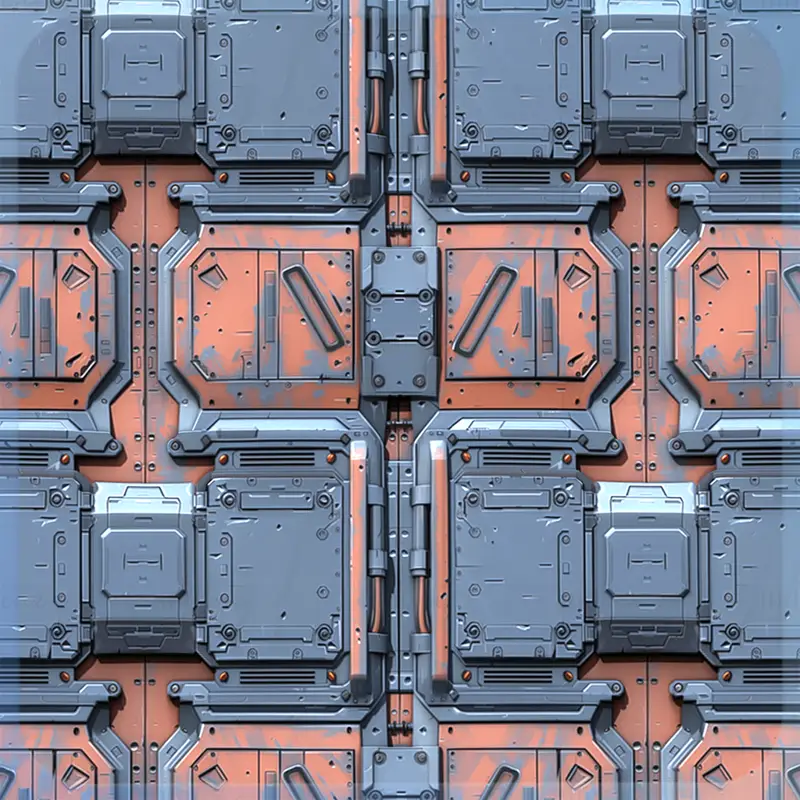 Sci-FI Seamless Texture