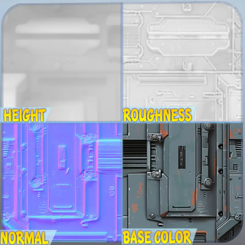 Sci-FI Seamless Texture