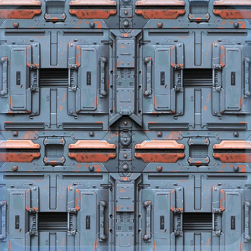 Sci-FI Seamless Texture