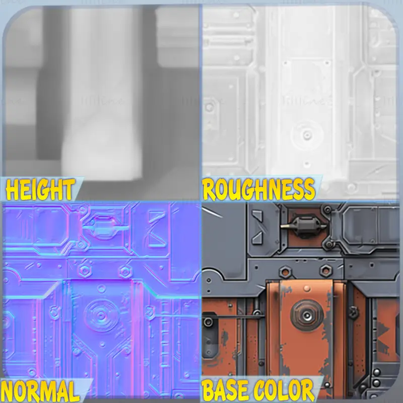 Sci-FI Seamless Texture