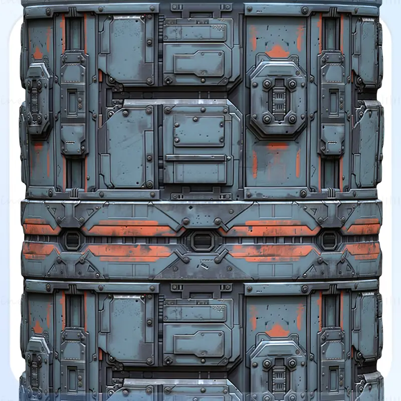 Sci-FI Seamless Texture