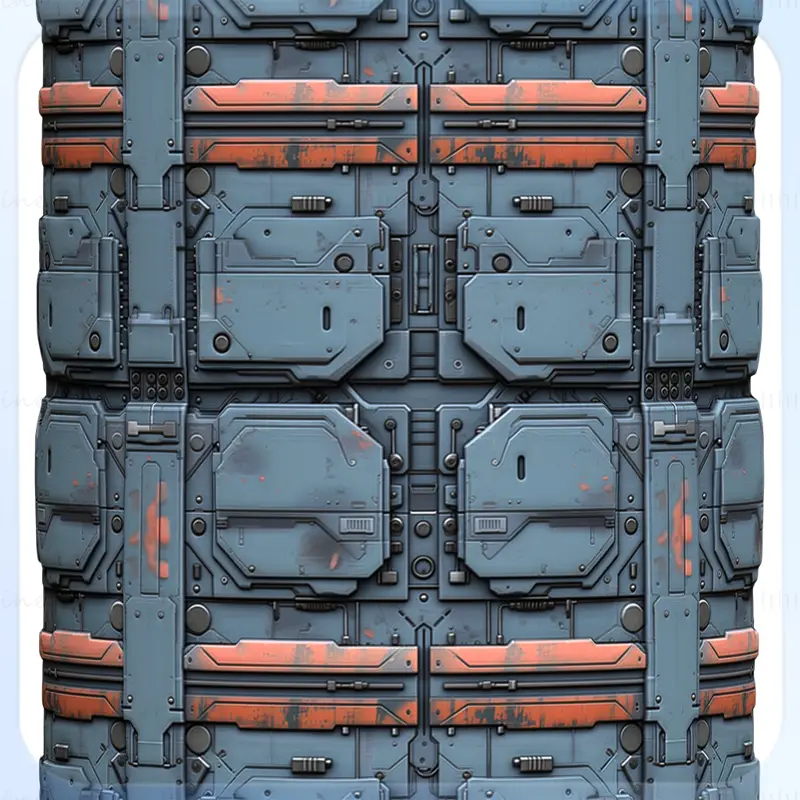 Sci-FI Seamless Texture