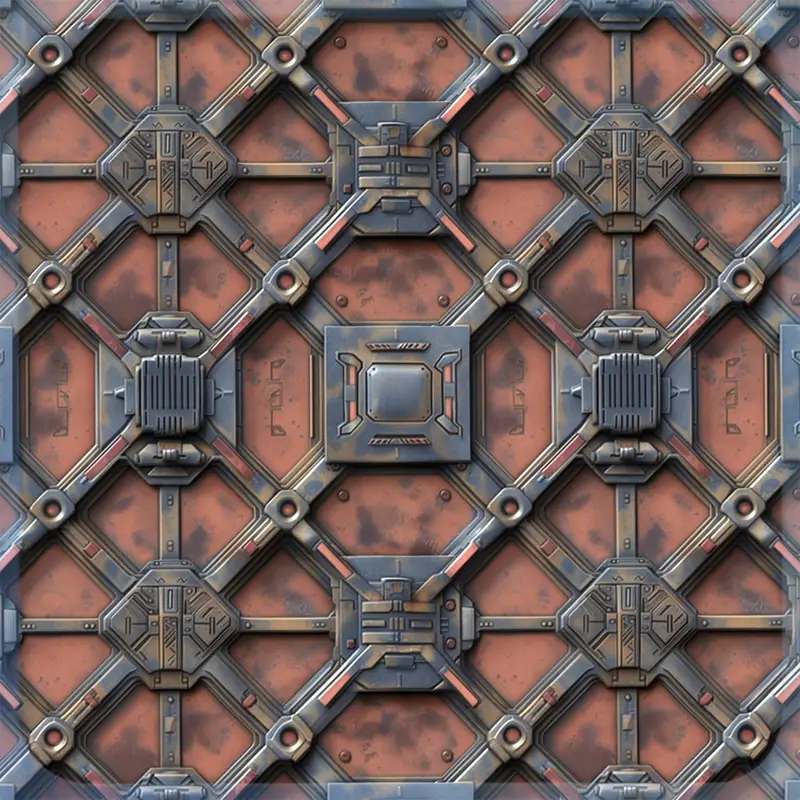 Sci-FI Seamless Texture