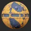 Sci-FI Yellow Metalic Hardsurface Seamless Texture