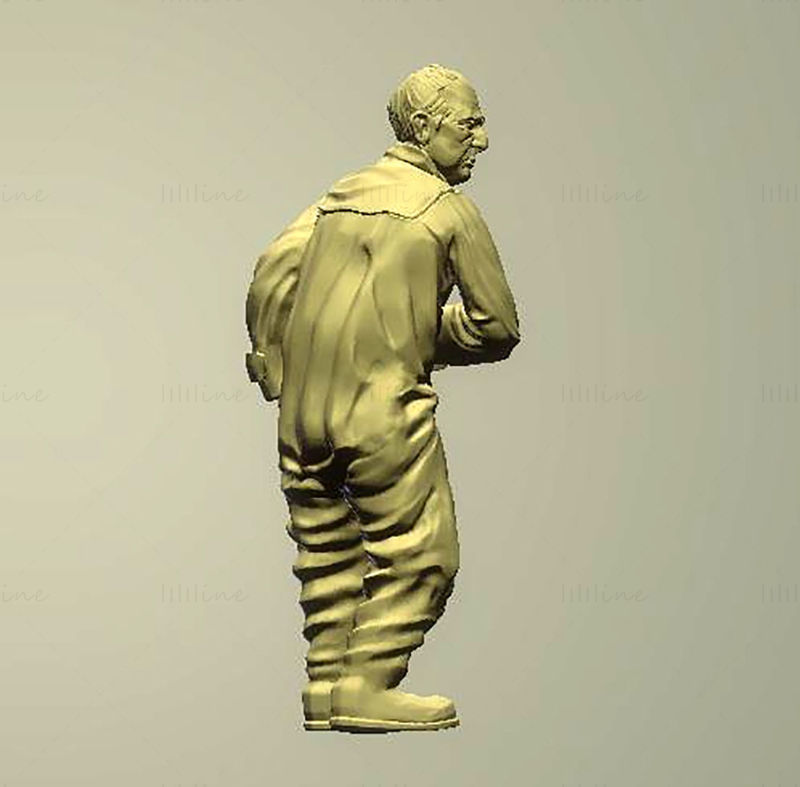 Wetenschapper objectief 3D-printmodel STL