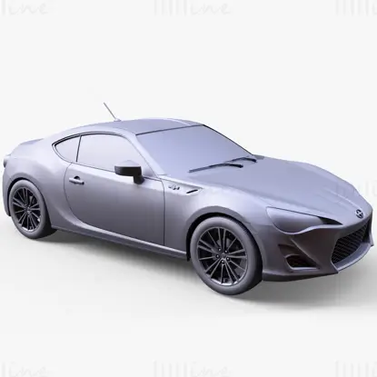 Modello 3D dell'auto Scion FR S 2012