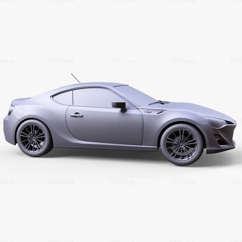 Scion FR S 2012 Car 3D Model