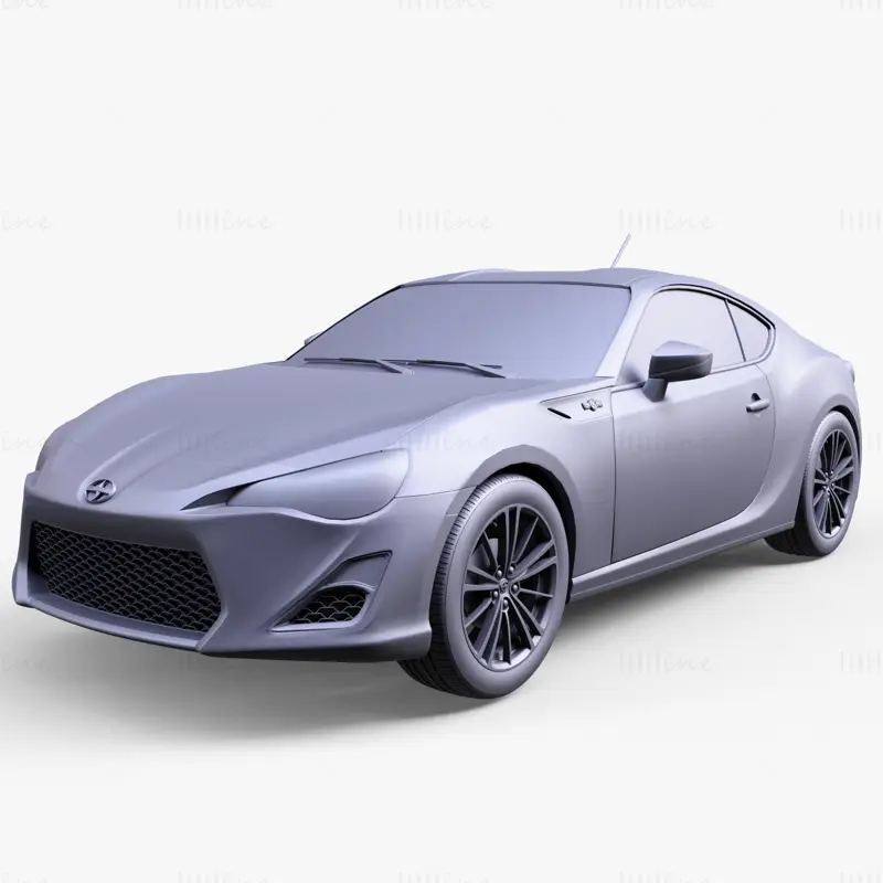 Scion FR S 2012 Car 3D Model