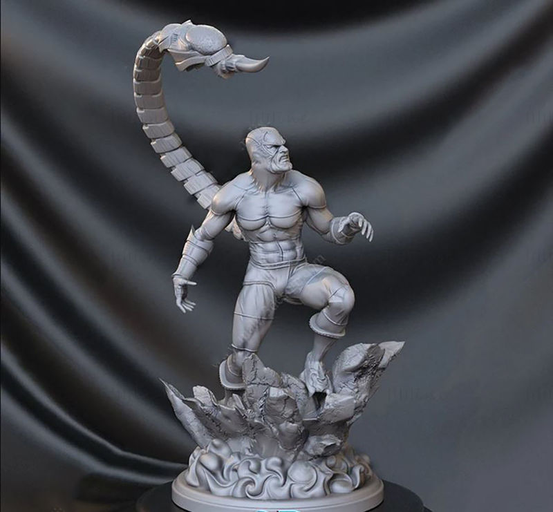 Scorpion 3D-model Klaar om af te drukken 3D-afdrukmodel